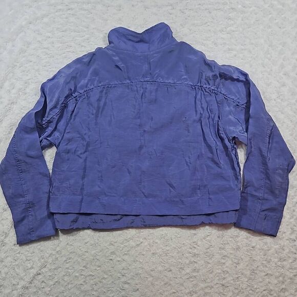 Athleta Arrival Jacket womens size medium purple dark adonis blue jacket 587735 - Picture 8 of 8